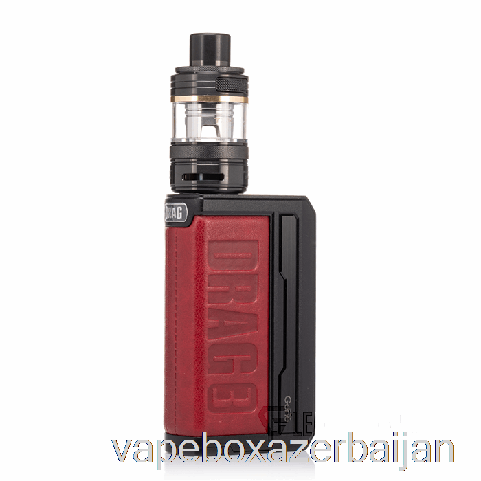 Vape Smoke VOOPOO DRAG 3 177W Starter Kit [TPP-X] Black-RED